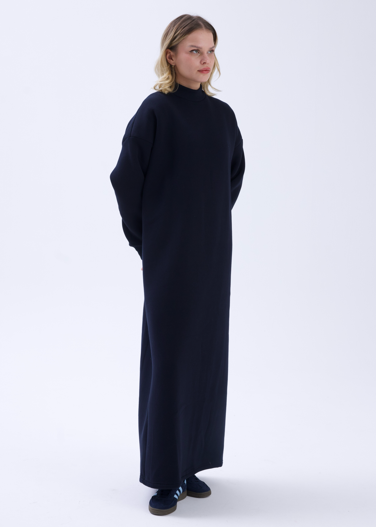 Comfy Sweat Elbise Lacivert