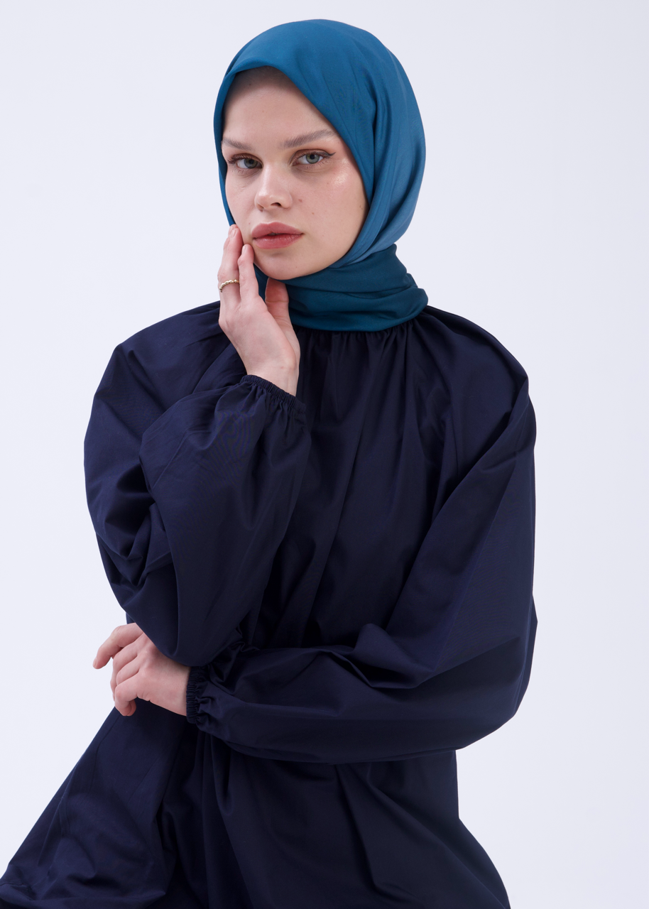 Degrade Soft Bambu Eşarp Lacivert