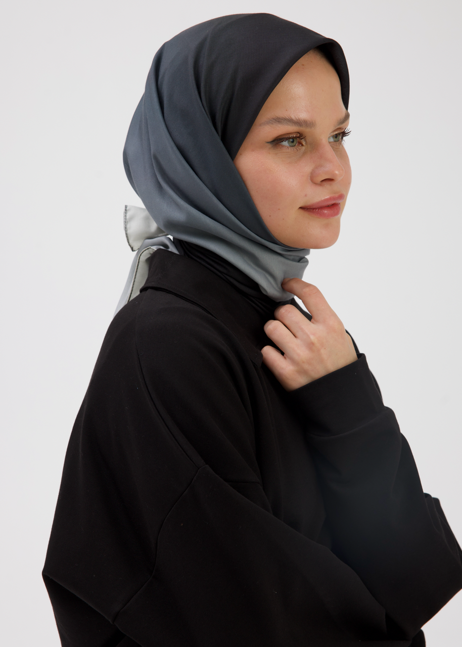 Degrade Soft Bambu Eşarp Siyah