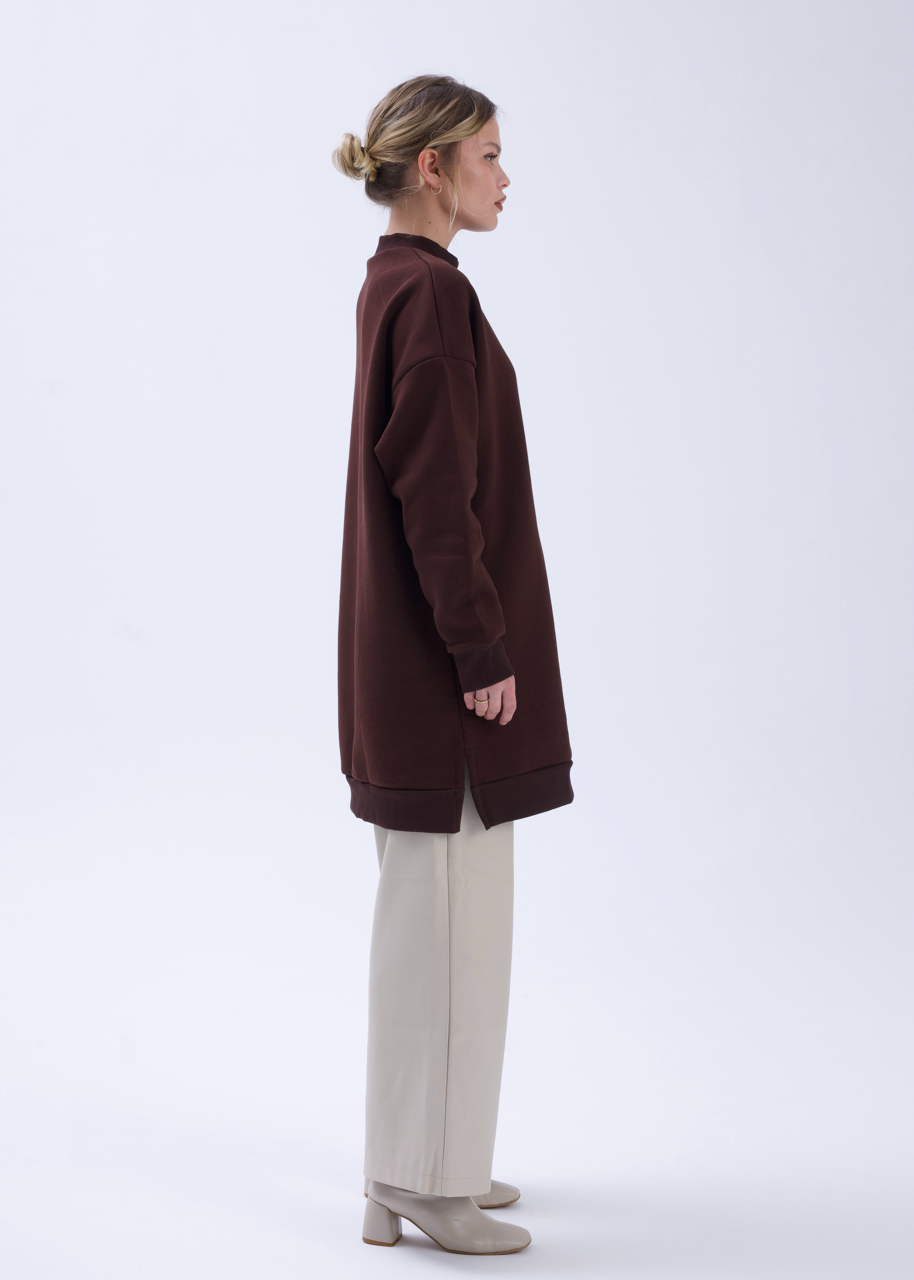 Comfy Sweatshirt Kahverengi