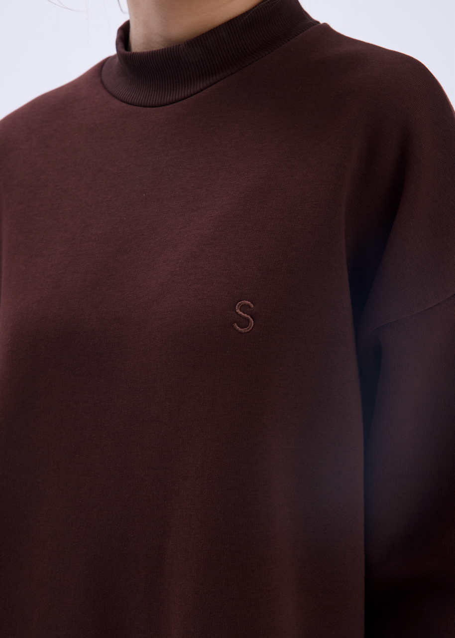Comfy Sweatshirt Kahverengi
