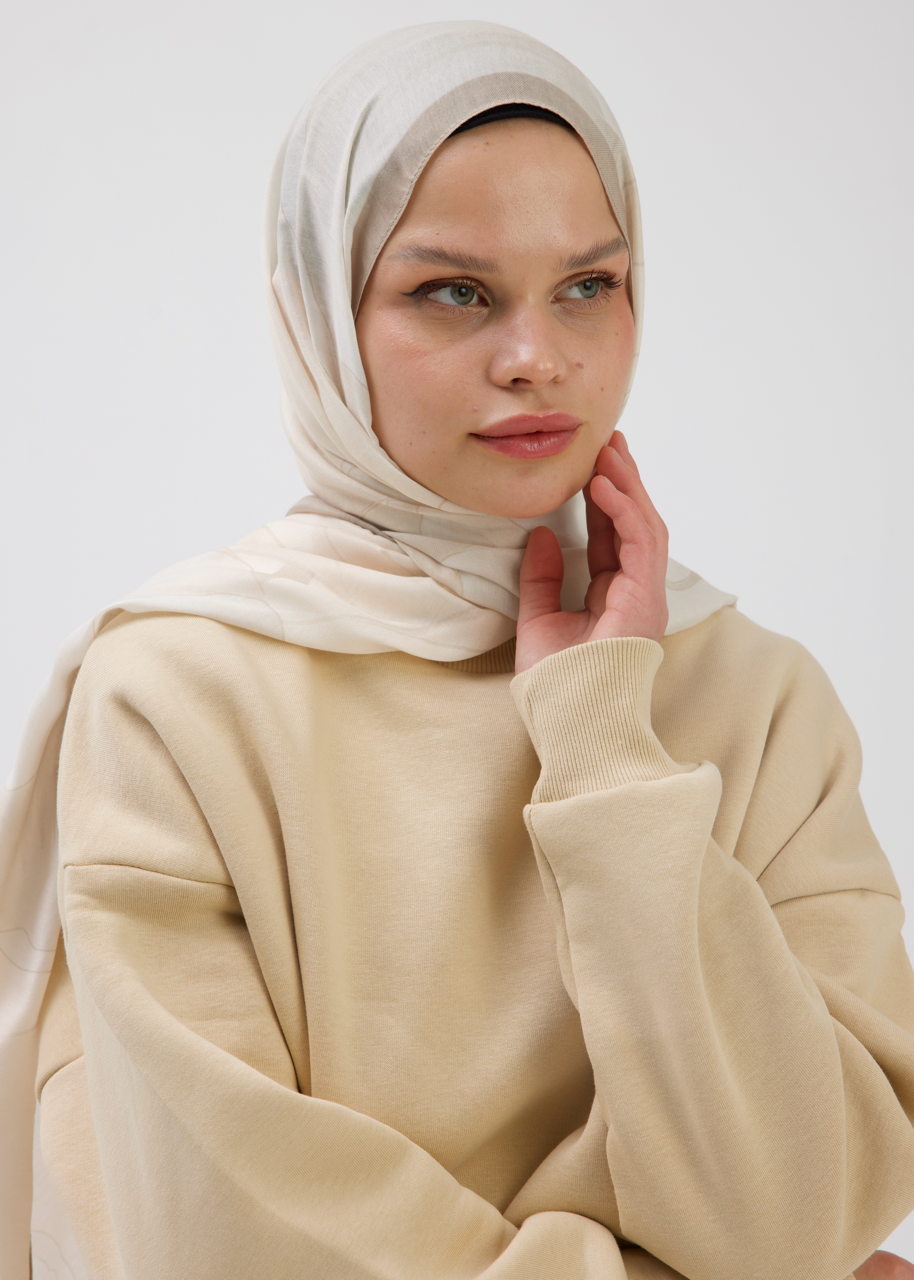 Lale Desen Soft Bambu Şal Taş