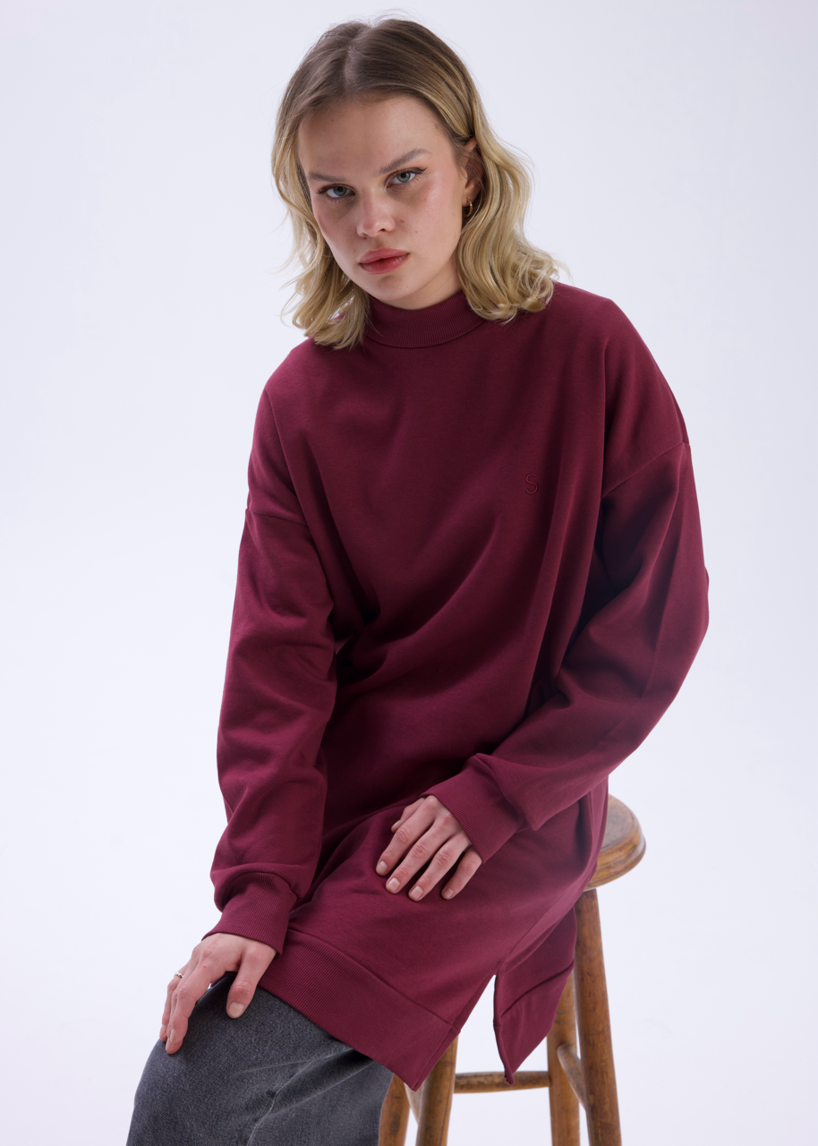 Comfy Sweatshirt Mürdüm