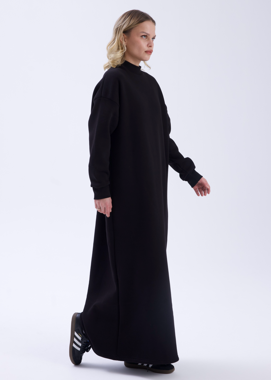 Comfy Sweat Elbise Siyah