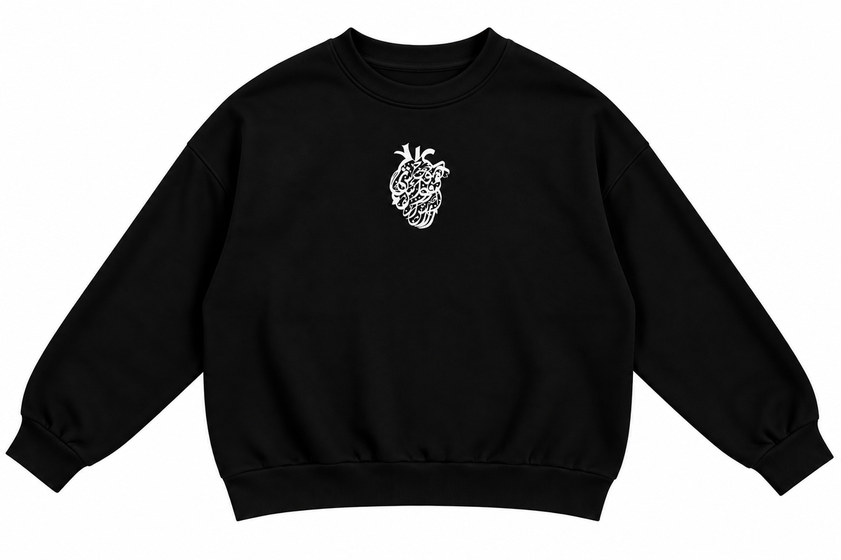 Baskılı Sweatshirt 3 İplik Şardonlu Soul Script