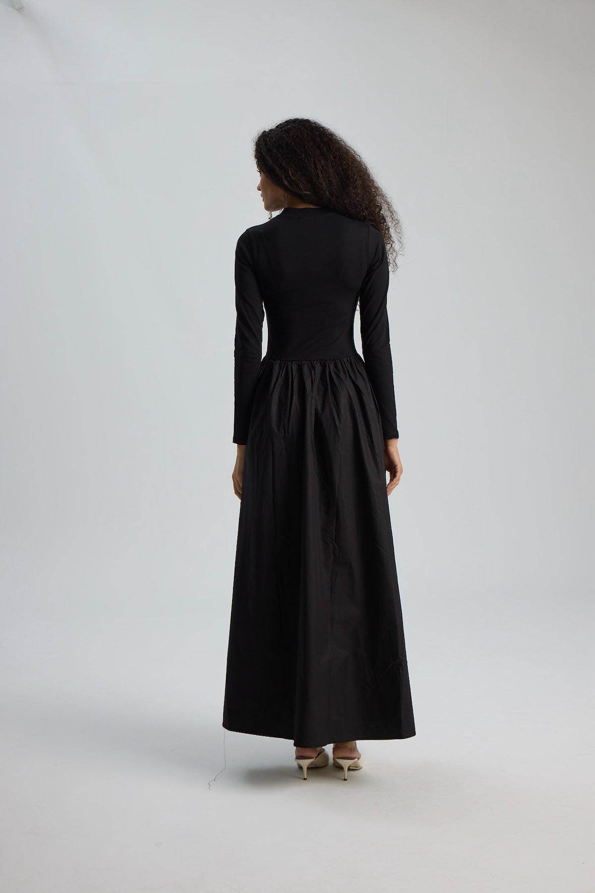 Noir Maxi Elbise Siyah