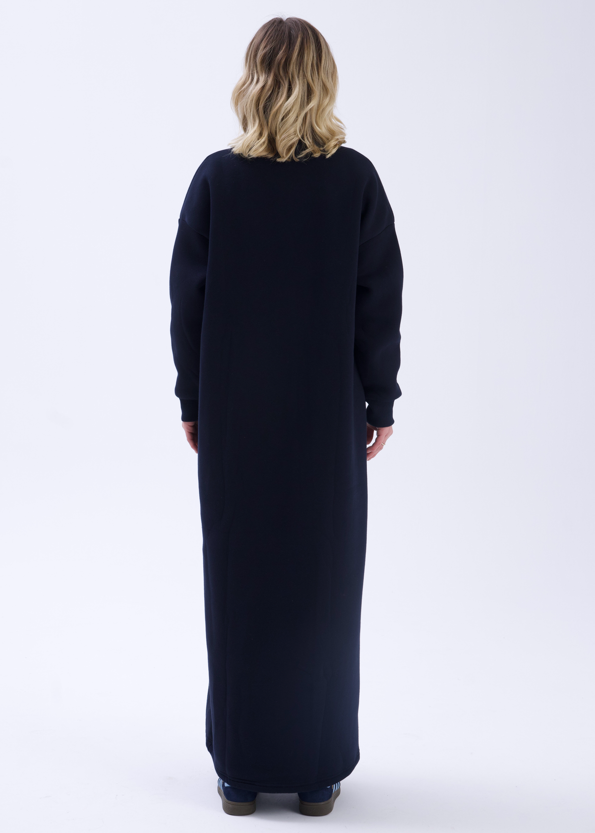 Comfy Sweat Elbise Lacivert