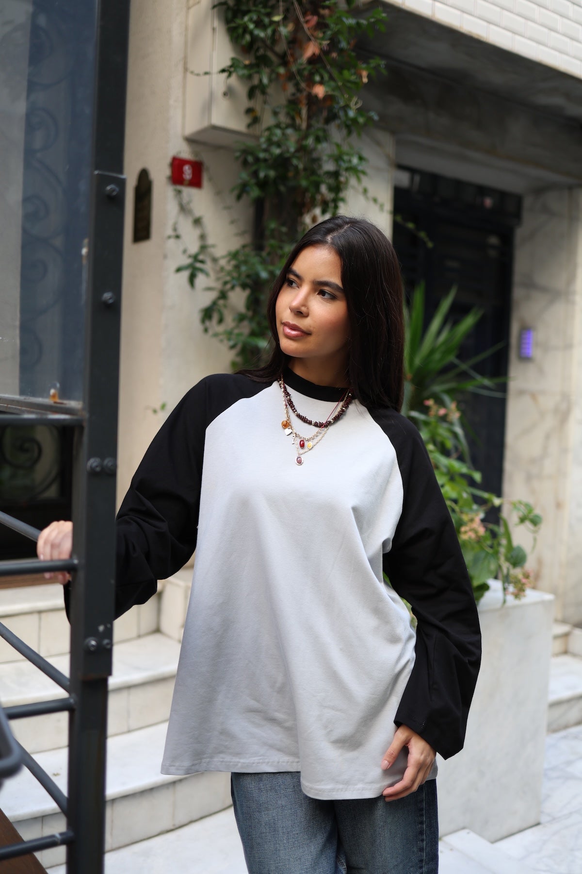 Reglan Kol Body Gri - Siyah