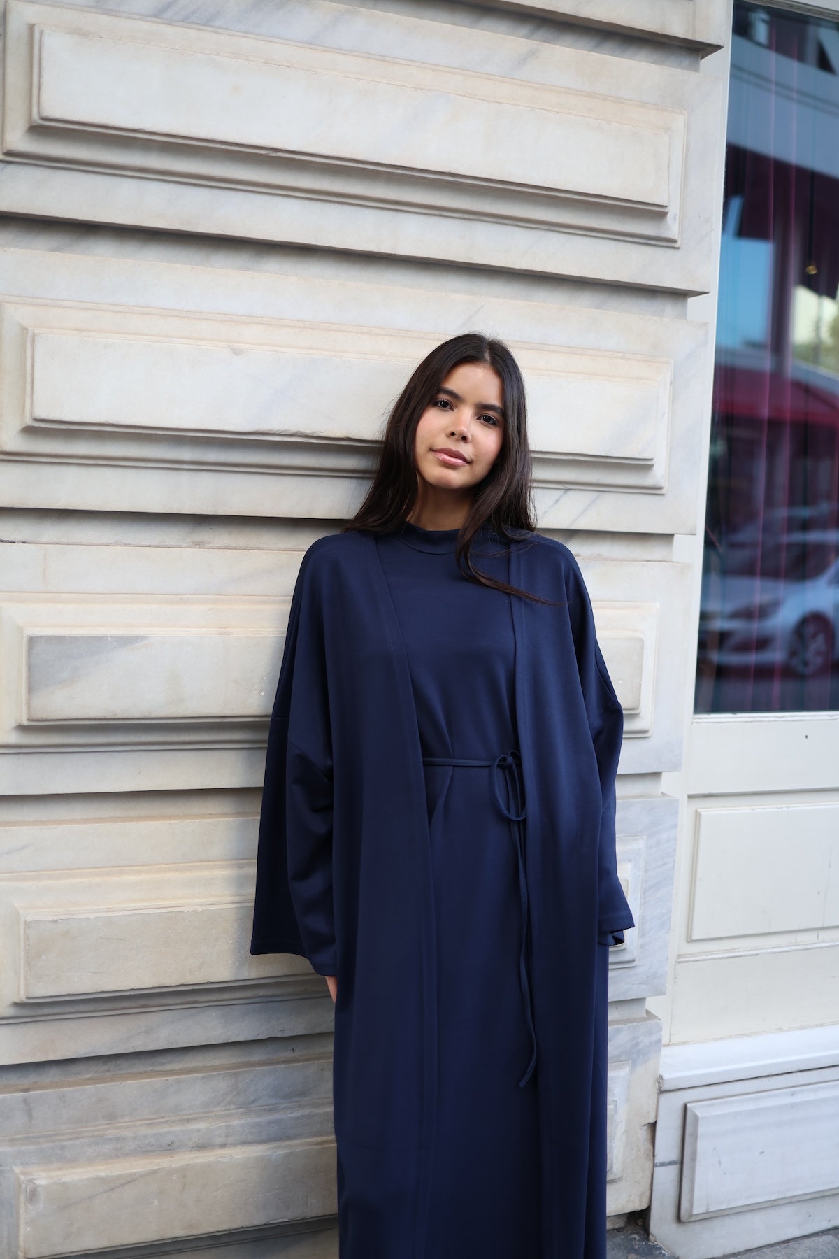 İkili Abaya Takım - Lacivert