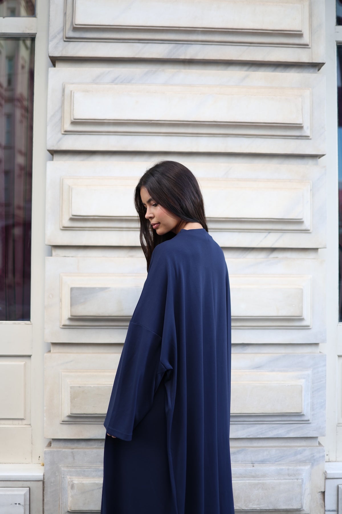 İkili Abaya Takım - Lacivert