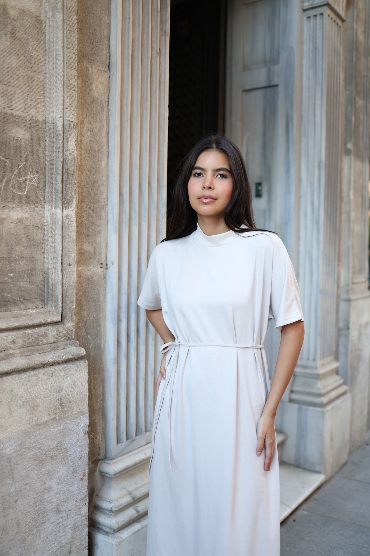 İkili Abaya Takım - Taş