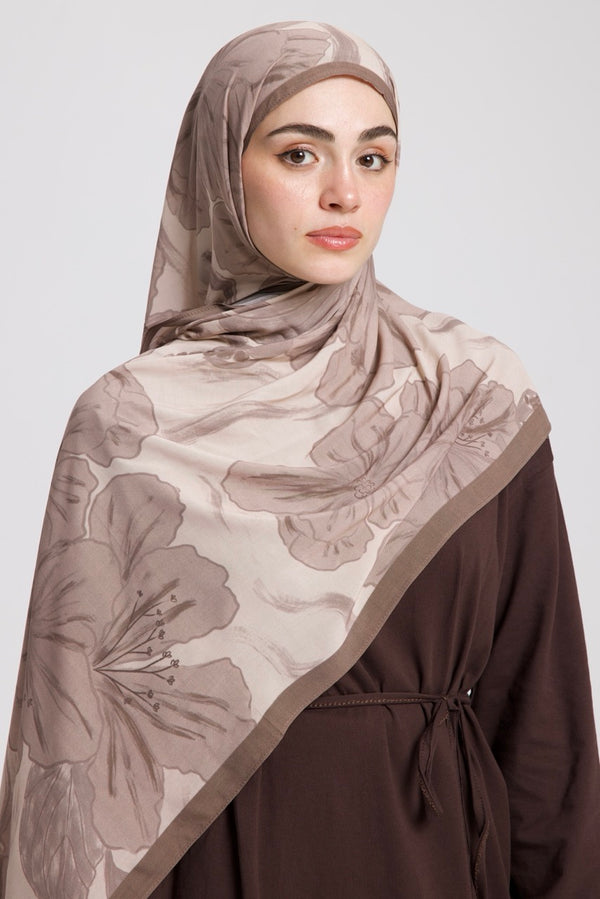 UBÇ Desen Soft Bambu Şal Bej