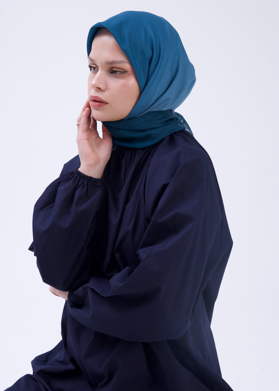 Degrade Soft Bambu Eşarp Lacivert