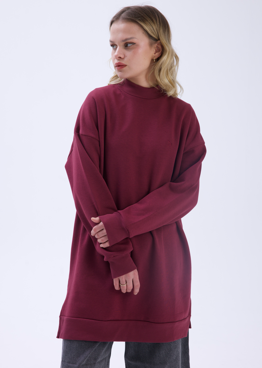 Comfy Sweatshirt Mürdüm
