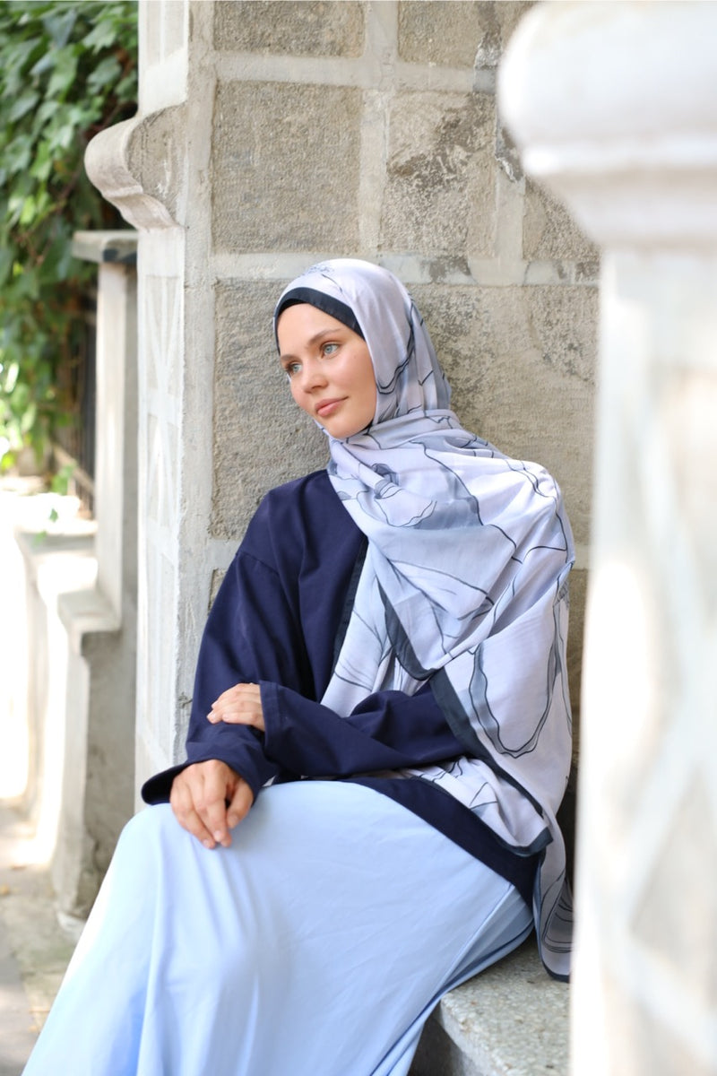 MANOLYA DESEN SOFT BAMBU ŞAL Mavi