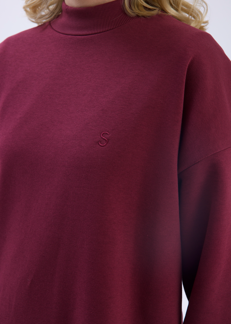 Comfy Sweatshirt Mürdüm