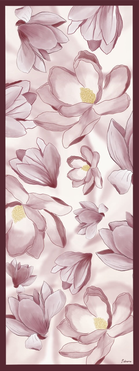 MANOLYA DESEN SOFT BAMBU ŞAL Bordo