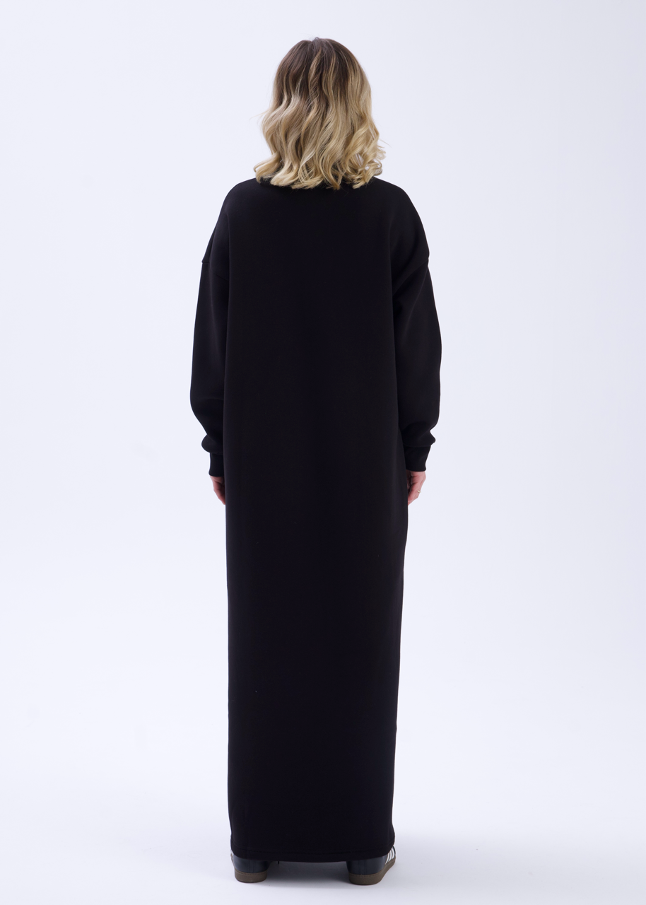 Comfy Sweat Elbise Siyah