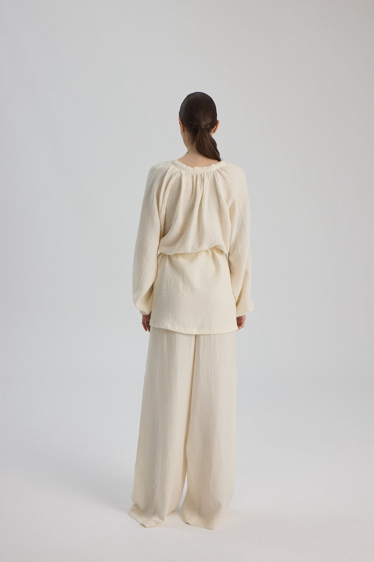 Müslin Tunik Krem