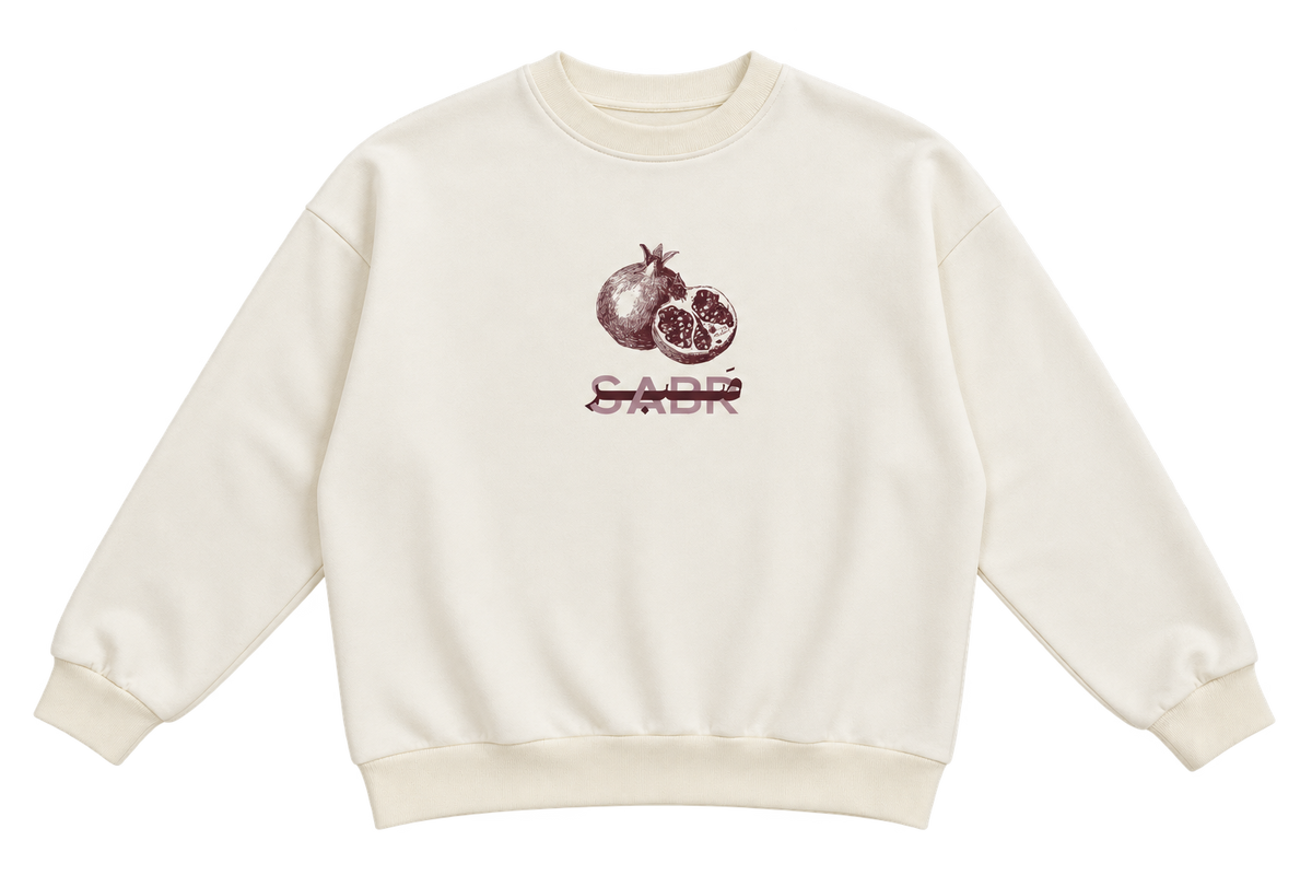 Baskılı Sweatshirt 3 İplik Şardonlu Sabr